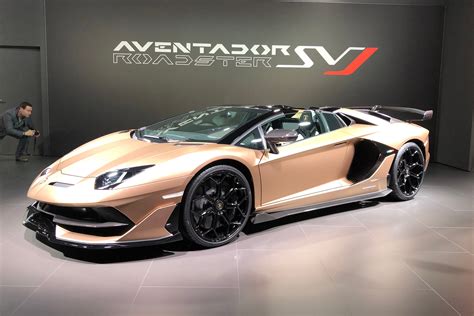 New Lamborghini Aventador Svj Roadster Debuts In Geneva Evo