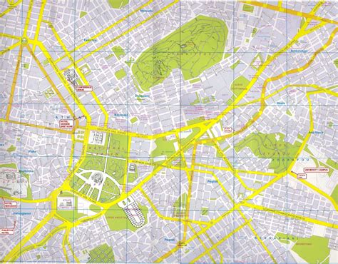 Get an overview (map and directions) of the city with tourist places and major airports along with the rivers, highways. Kaarten van Athene | Gedetailleerde gedrukte plattegronden ...