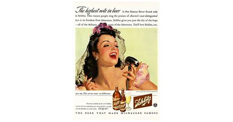 and drink enough you ll think you re a professional singer vintage beer ads for women