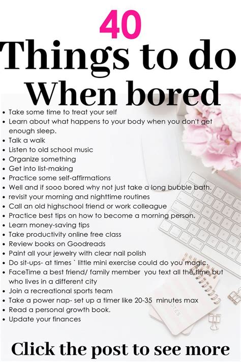 Things To Do When Bored Productive Ideas What To Do When Bored