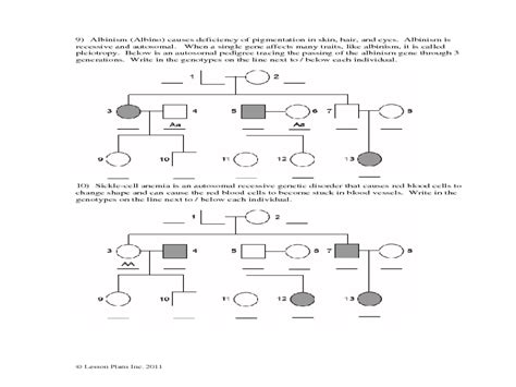 A pedigree is a special chart or family tree that uses a particular set of standardized symbols. Pedigree Worksheets. Worksheets. Tutsstar Thousands of ...