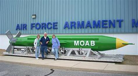 The moab is designed to be used against a specific target, and cannot by itself replicate the effects of a typical heavy bomber mission. US, not Assad, drops MOAB Weapon of Mass Destruction on ...