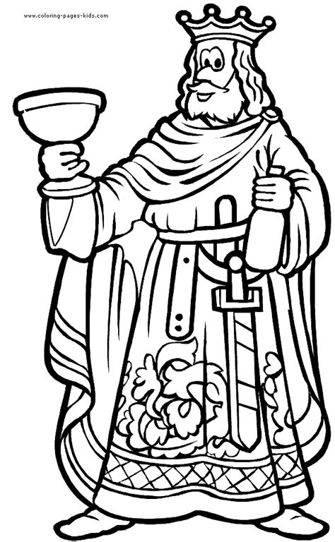 Free Coloring Pages Kings And Queens - Coloring Home