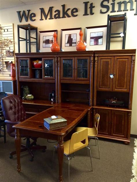Here we've collected everything you need to set your home office up for efficiency, acitivity and achievement. Haverty's Home Office Wall Unit with Partners Desk and ...