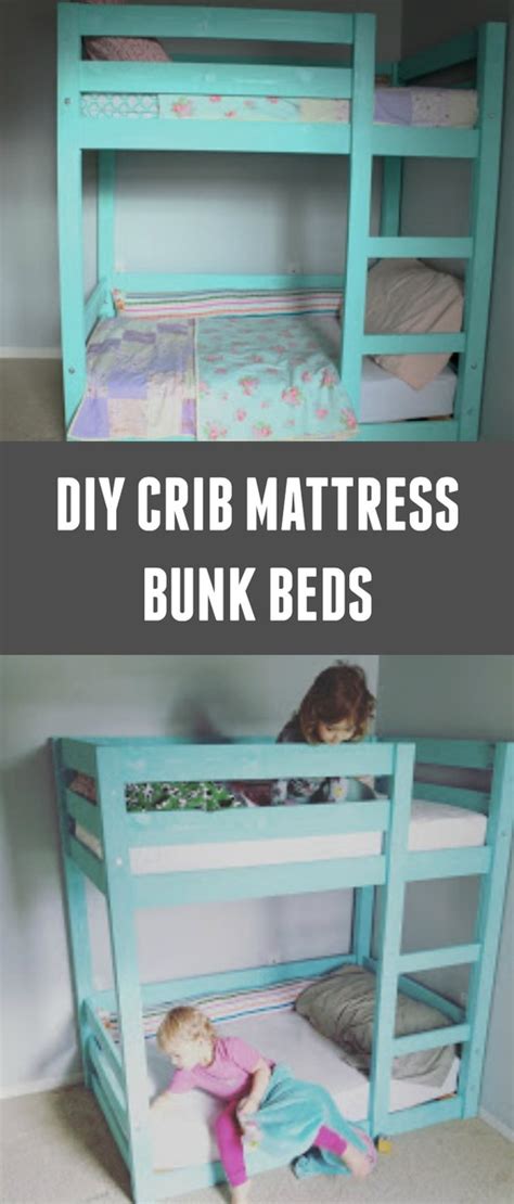 Nonetheless, it's still a good idea to take measurements of the crib or the toddler bed to avoid any unpleasant surprises when the mattress finally arrives. Ana White | Bunks modified for crib mattresses - DIY Projects