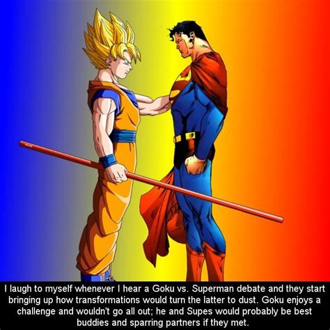 Goku And Superman Goku Vs Superman Superman Art Dragon Ball Art Goku