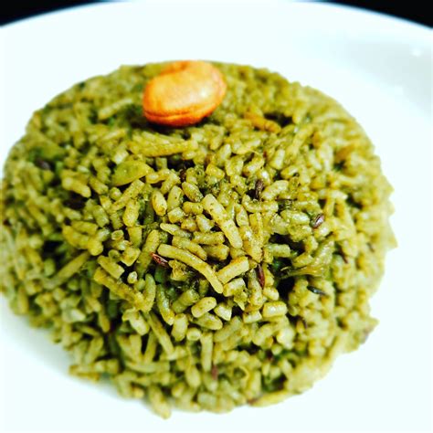Palak Spinach Pulao Chitra S Recipes