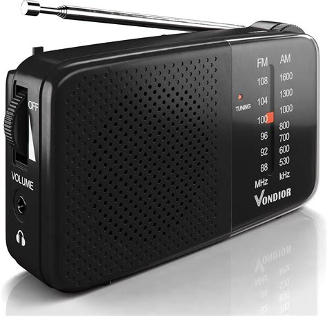 Am Fm Battery Operated Portable Pocket Radio Best Reception And