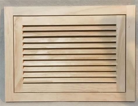 22x14 Wood Return Air Filter Grille