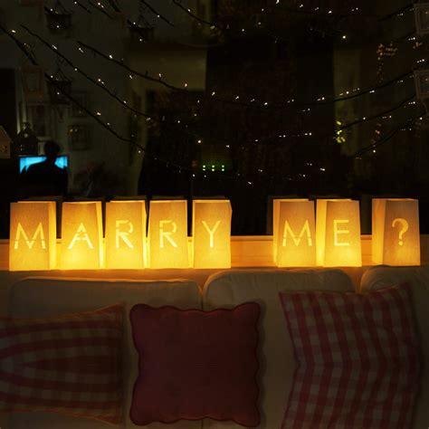 Yungblud (dominic richard harrison) i love you, will you marry me lyrics: "MARRY ME?" Candle Flame Resistant Luminary Candle Letter ...