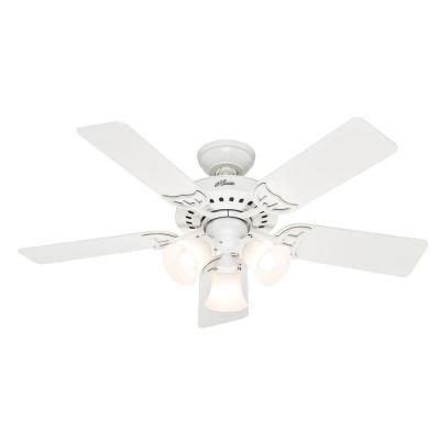 Maybe you would like to learn more about one of these? Hunter Stonington 46 in. Indoor White Ceiling Fan with ...