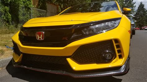 Spotted The New Yellow 2018 Type R 2016 Honda Civic Forum 10th Gen