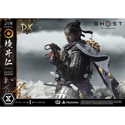 Ghost Of Tsushima Jin Sakai Ghost Armor Deluxe Edition 14 Scale Statue