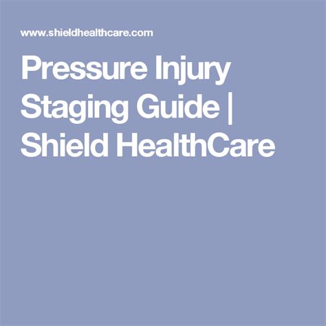 Pressure Injury Staging Guide Shield Healthcare Images