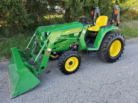 2017 John Deere 3025e Compact Tractor And D160 Loader Regreen Equipment