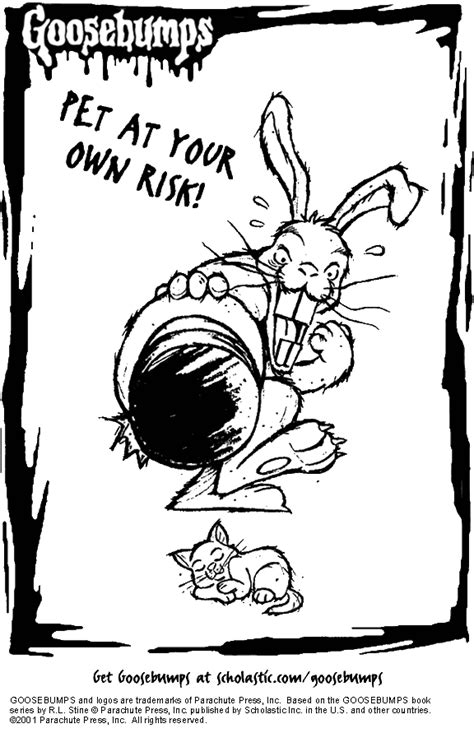 Goosebumps Coloring Pages - Coloring Home