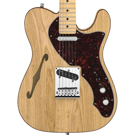 DISC Fender American Deluxe Telecaster Thinline, MN, Natural at ...
