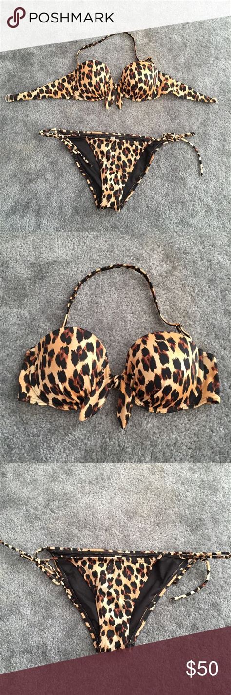 Victorias Secret Leopard Bra Bikini Bra Bikinis Bikinis Bra Sale