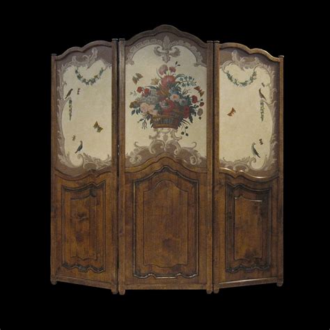 Hand Made French Country Folding Screen / Room Divider by ...