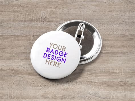 Free Pin Badge Button Mockup Psd On Behance