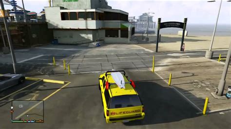 Gta V How To Get The Lifeguard Car Youtube