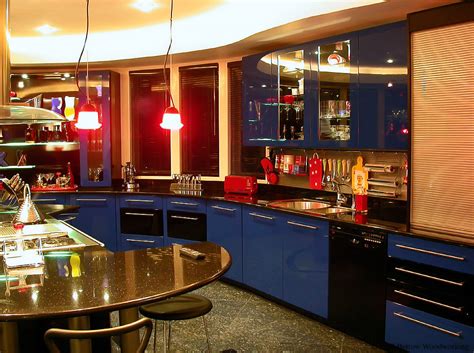 Check out our blue glass kitchen selection for the very best in unique or custom, handmade pieces from our shops. Electrifying High Gloss Blue Kitchen