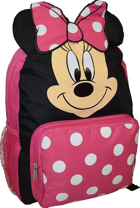 Disney Minnie Mouse Big Face 14 School Bag Backpack