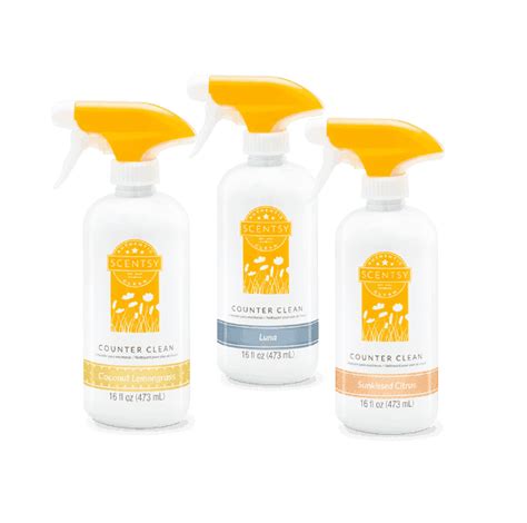 Scentsy Counter Cleaner 3 Pack Bundle Scentsy Clean