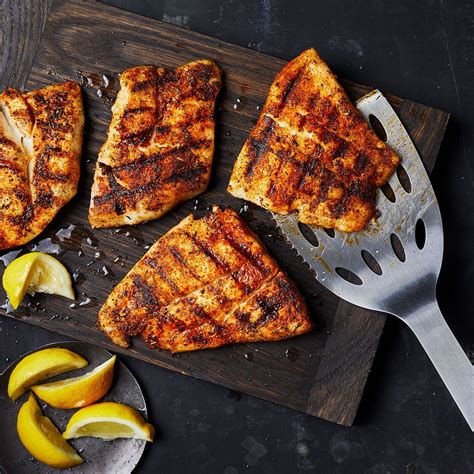 Skinless white fish fillets, such as cod, halibut, snapper, flounder or tilapia. Grilled Red Snapper Recipe | EatingWell