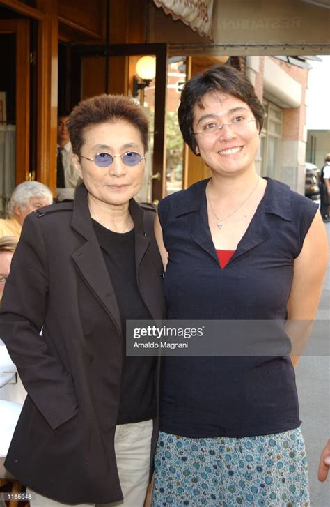 Yoko Ono And Her Daughter Kyoko Cox Leave La Goulue