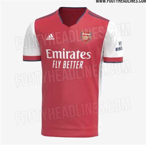 Arsenal 2021 22 Home Kit Leaked Pictures