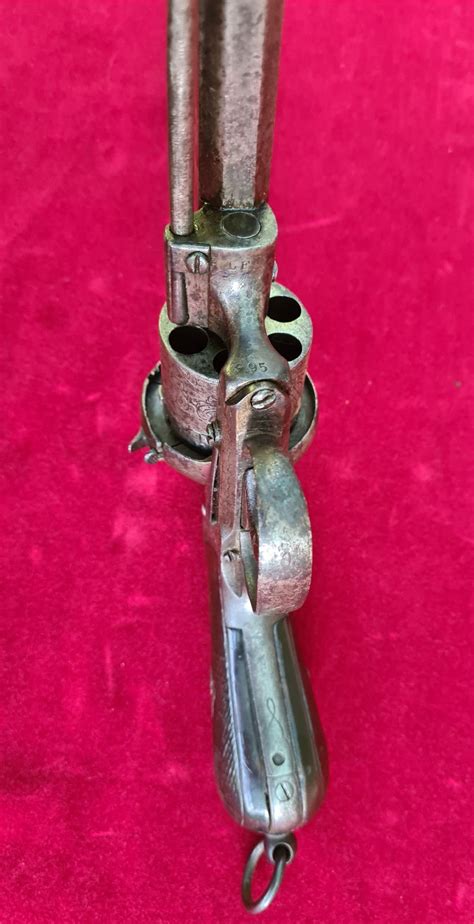 A Decorative French 6 Shot 9mm Pin Fire Double Action Revolver By