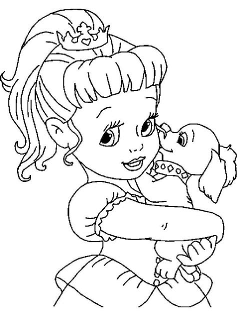 Baby Disney Princess Coloring Pages Free Printable Images And Photos My XXX Hot Girl
