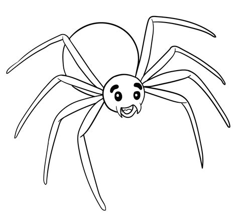 Spider Coloring Template Coloring Pages Images And Photos Finder