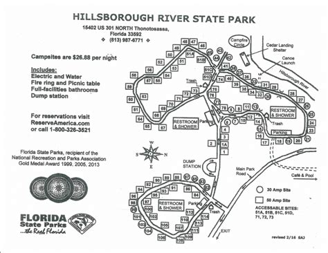 Florida State Campgrounds Map Printable Maps