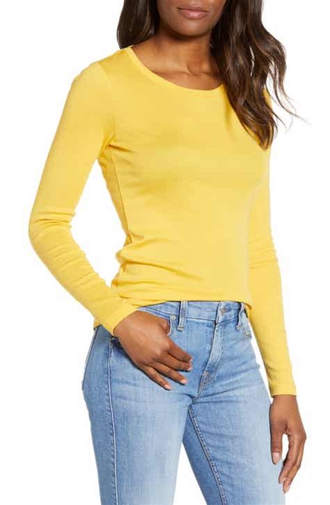 Womens Yellow Tops Nordstrom