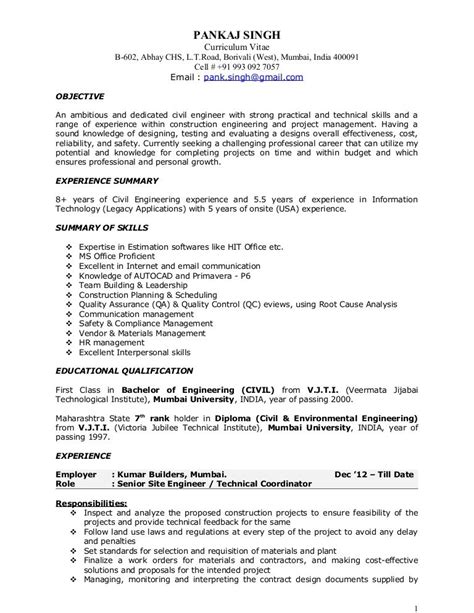 Construction manager resume example is a sample for professional with management experience in commercial construction and project management. Resume For Construction Project Manager in 2020 | Project ...