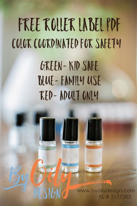 Free Essential Oil Safety Rollerball Printable By Oily Design