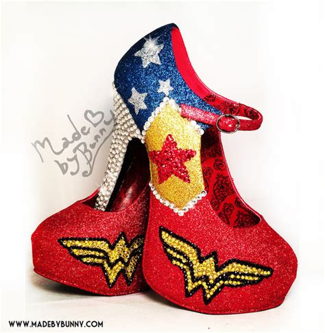Shoes Wonder Woman Superheroes Heels Wonder Woman Heels Geekery