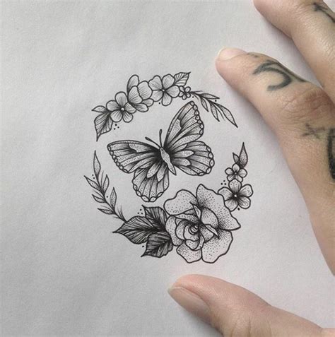 Lista Imagen De Fondo Tatuajes Con Mariposas Y Flores Actualizar
