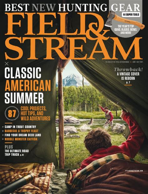 Field And Stream Magazine An Outdoor Magazine