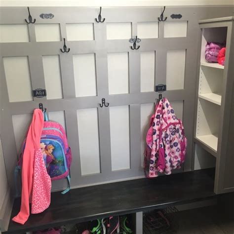 Yes, you can build a shoe cubby, but i chose a rack for simplicity and cost sake. RYOBI NATION - Garage landing/mudroom | Garage renovation ...