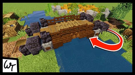 Wooden Medieval Bridge Minecraft Tutorial Youtube