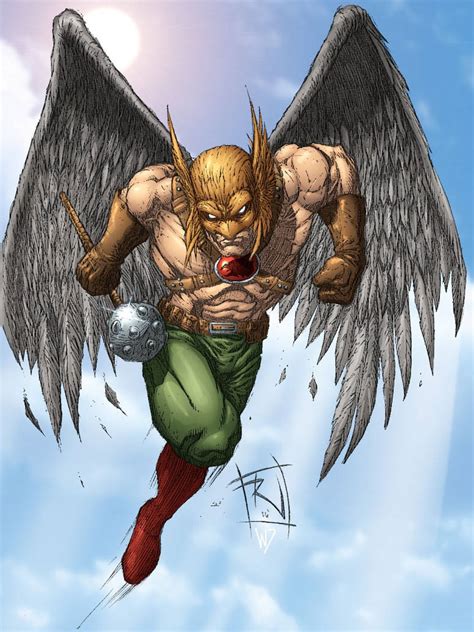 Hawkman Colored By Rudyvasquez On Deviantart