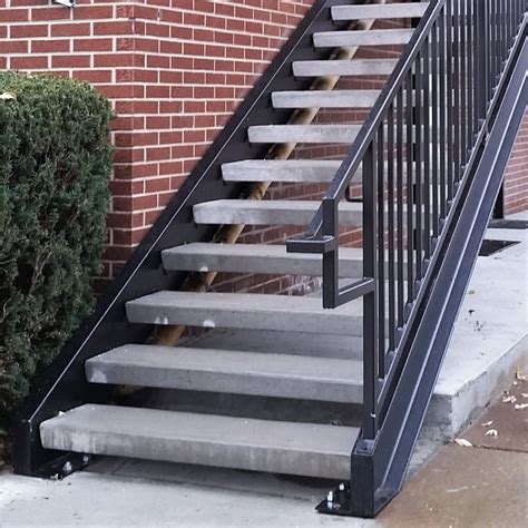 Replacing Wrought Iron Stair Railing Outdoor Handrail Installation