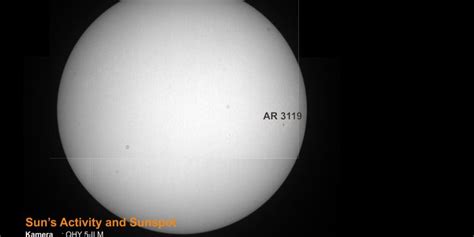 Sun Spot Activity 15 Oktober 2022 Oif Umsu