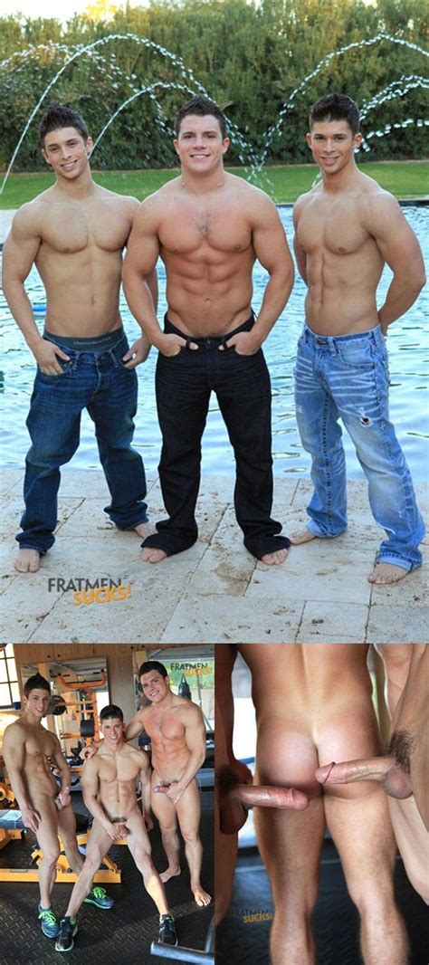 Fratmen Sucks Twins Ajay And Micky Plus Trent A Hot Naked Frat Trio Free Naked Men Gay Porn