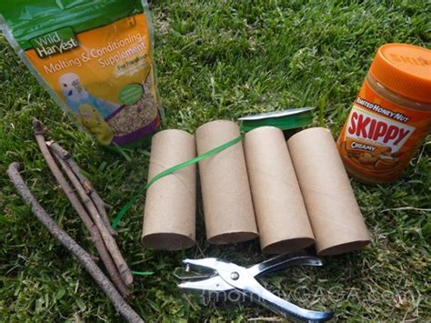 Use a light weight sandpaper to remove excess paper or glue from the roll. How To Make A Toilet Paper Roll Bird Feeder Craft - Honey ...