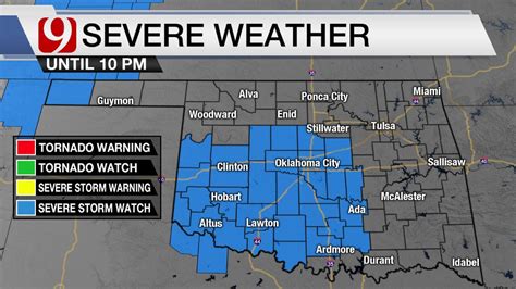 Severe Thunderstorm Watch Issued Saturday Evening