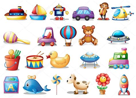 Set Of Different Toys Stock Vector Image By ©interactimages 51084769